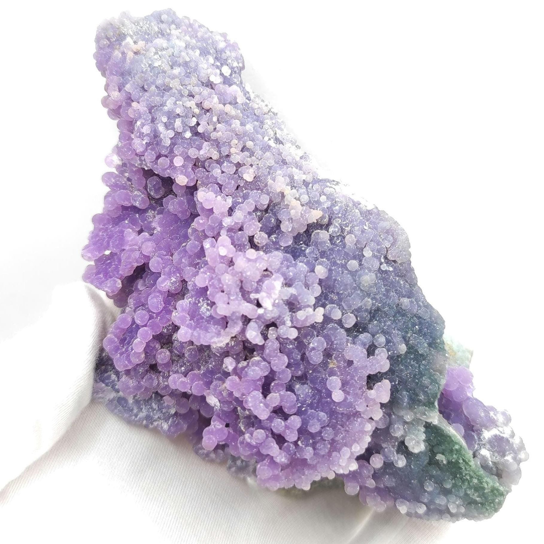 510g Grape Agate Chalcedony Natural Grape Agate from Indonesia Crystal Specimen Purple Agate Crystals Agate Purple Gems Grape Agate Cluster