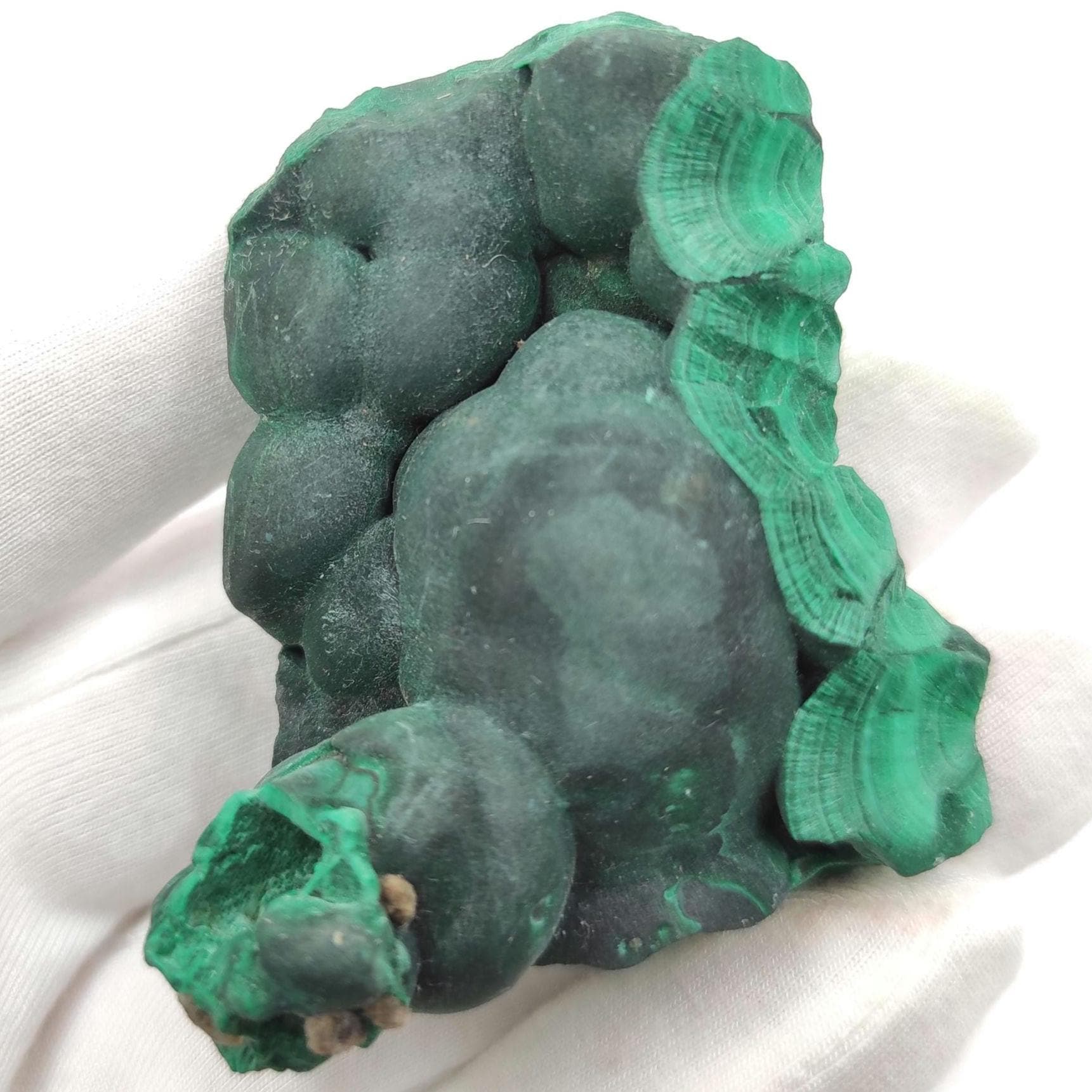 84g High Quality Malachite Specimen - Malachite Mineral from Katanga, Congo - Raw Malachite Crystal - Green Malachite - Velvet Malachite