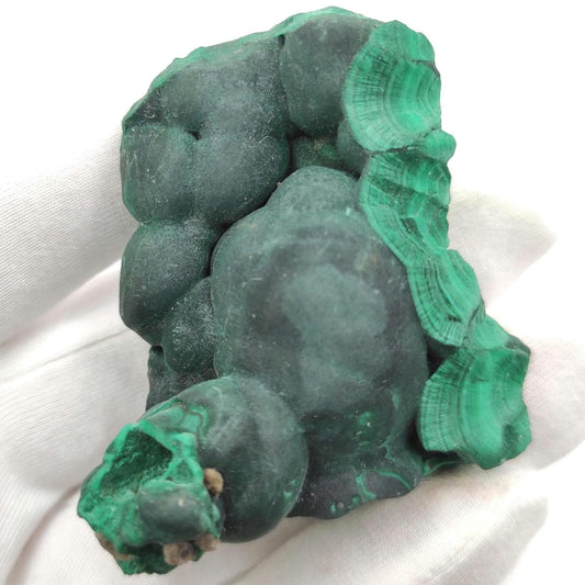 84g High Quality Malachite Specimen - Malachite Mineral from Katanga, Congo - Raw Malachite Crystal - Green Malachite - Velvet Malachite