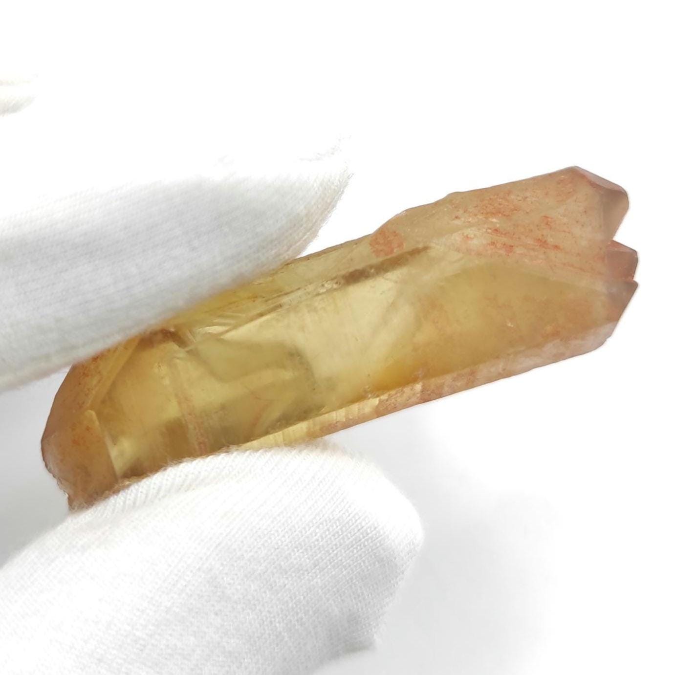 10g (Genuine) Natural Citrine Crystal from Mansa, Zambia - Rough Citrine Point - Unheated Citrine - Untreated Citrine - Natural Crystals