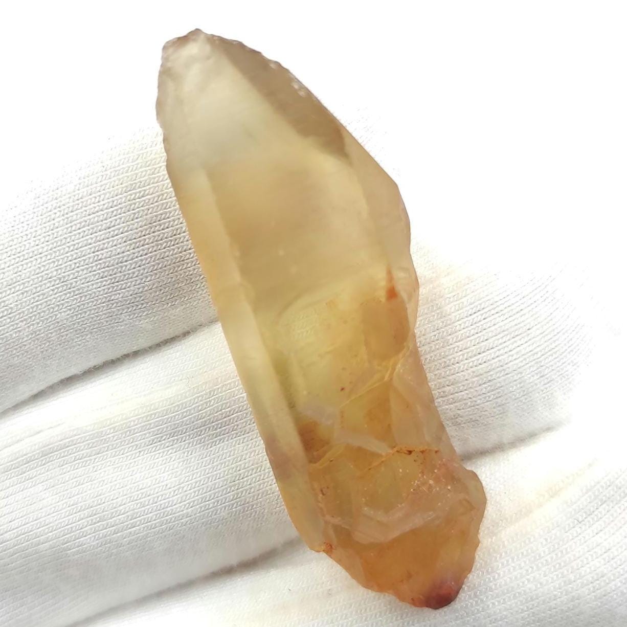 7g (Genuine) Natural Citrine Crystal from Mansa, Zambia - Rough Citrine Point - Unheated Citrine - Untreated Citrine - Natural Crystals