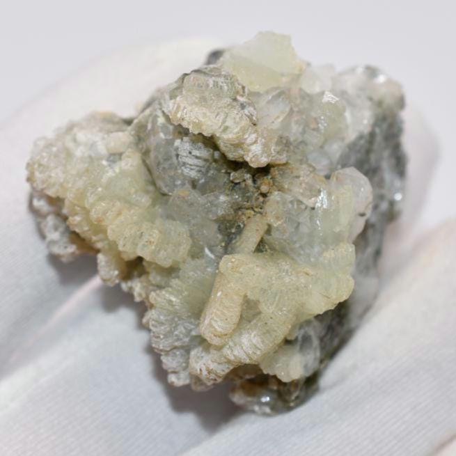 38g Prehnite Crystal - Natural Green Prehnite from Imilchil, Morocco - Green Prehnite Mineral Specimen - Rough Crystallized Prehnite