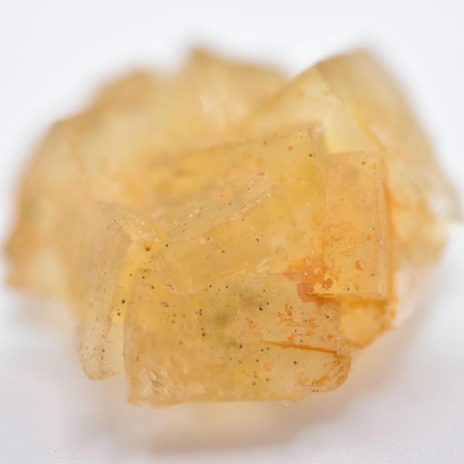 6g Spanish Fluorite - Yellow Fluorite from Moscona Mine, Asturias, Spain - Natural Yellow Fluorite - Raw Cubic Fluorite - Mineral Specimen