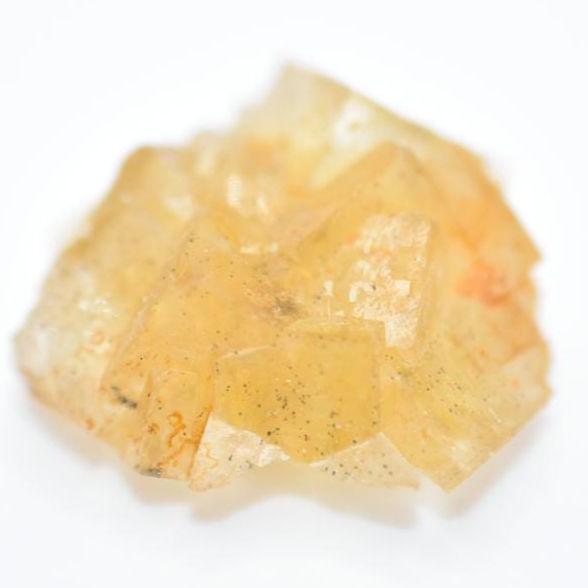 6g Spanish Fluorite - Yellow Fluorite from Moscona Mine, Asturias, Spain - Natural Yellow Fluorite - Raw Cubic Fluorite - Mineral Specimen