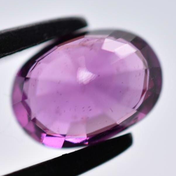 2.04ct Rhodolite Garnet - Unheated Garnet - Oval Faceted - Cut Garnet Gemstone - Loose Gems - Natural Pink Purple Garnet - Faceted Gems