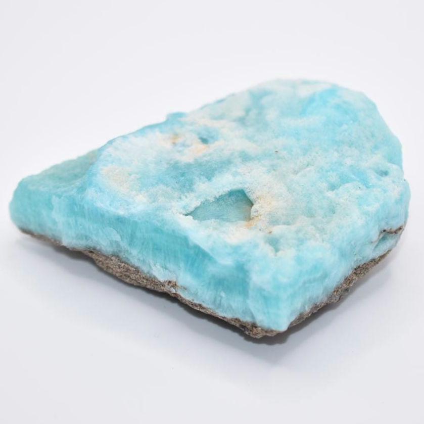 410g Smithsonite Mineral Specimen - Blue Smithsonite Crystal - Natural Crystal Specimens - Zinc Spar - Raw Smithsonite from Afghanistan