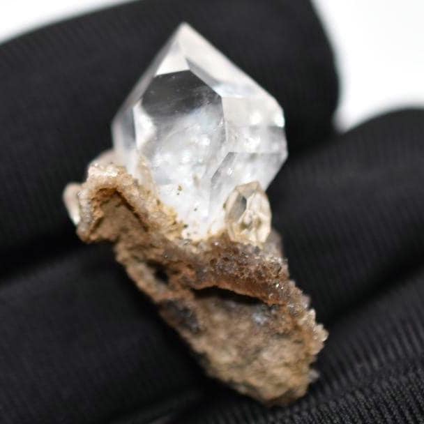 6.07g Herkimer Quartz on Matrix - Crystal Grove, St. Johnsville, New York - Natural Herkimer Diamond Mineral - Natural Crystal Specimen