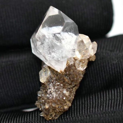 6.07g Herkimer Quartz on Matrix - Crystal Grove, St. Johnsville, New York - Natural Herkimer Diamond Mineral - Natural Crystal Specimen