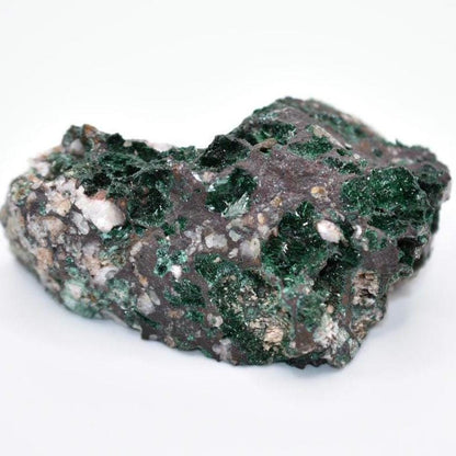 234g High Quality Brochantite - Bou Azzer, Morocco - Brochantite Mineral Specimen - Brochantite in Matrix - Green Brochantite Crystal