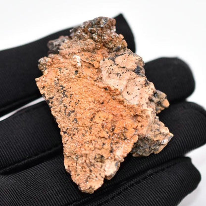 82g Vanadinite var. Endlichite - New Variety Find (April 2023) - Vanadinite Mineral Specimen from Mibladen, Morocco - Coud'a Workings