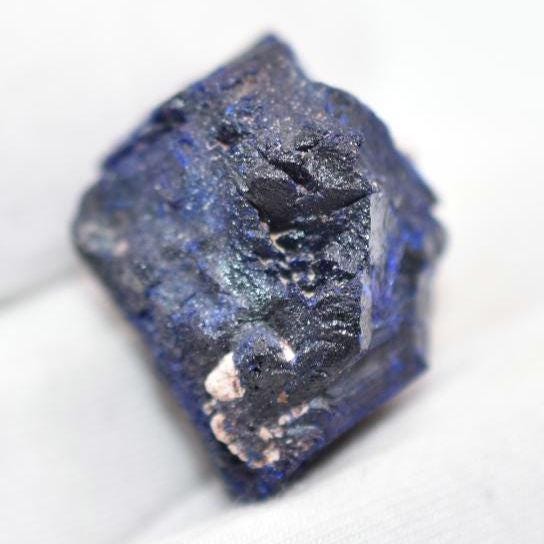 11.84g Crystallized Azurite - Kerrouchen, Morocco - Blue Azurite Specimen - High Quality Blue Azurite - Azurite Mineral Specimen