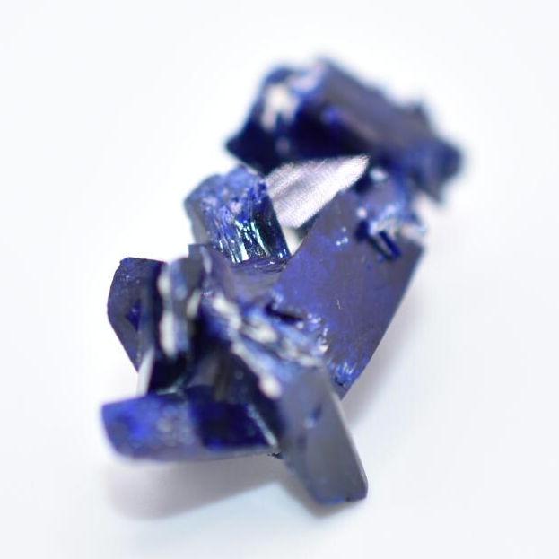 2.31g Crystallized Azurite - Kerrouchen, Morocco - Blue Azurite Specimen - High Quality Blue Azurite - Azurite Mineral Specimen