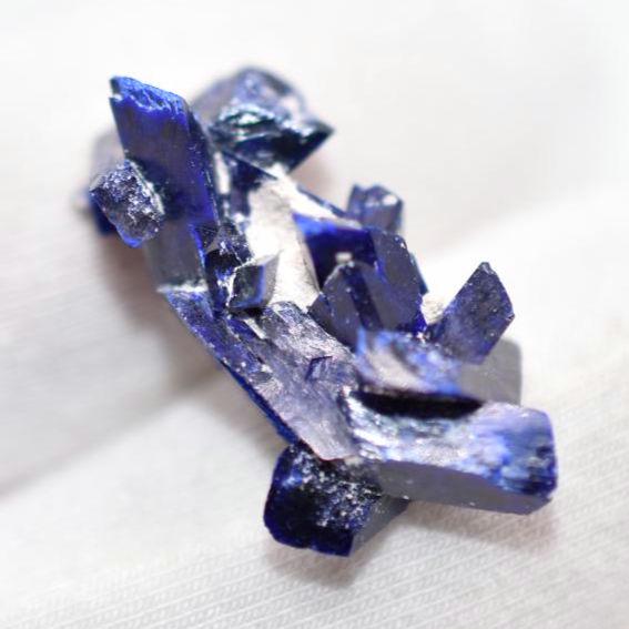 2.31g Crystallized Azurite - Kerrouchen, Morocco - Blue Azurite Specimen - High Quality Blue Azurite - Azurite Mineral Specimen