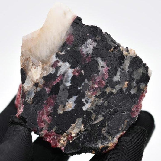 148g Eudialyte Mineral Specimen - Eudialyte Crystal - Pink Eudialyte from Kipawa Region, Quebec - Rough Eudialyte Mineral - Canadian Mineral