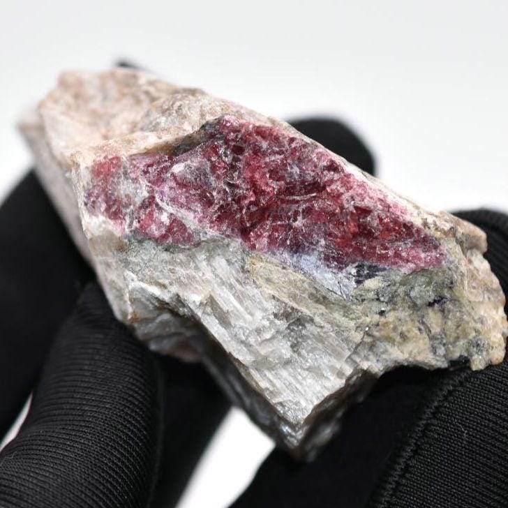 66g Eudialyte Mineral Specimen - Eudialyte Crystal - Pink Eudialyte from Kipawa Region, Quebec - Rough Eudialyte Mineral - Canadian Mineral