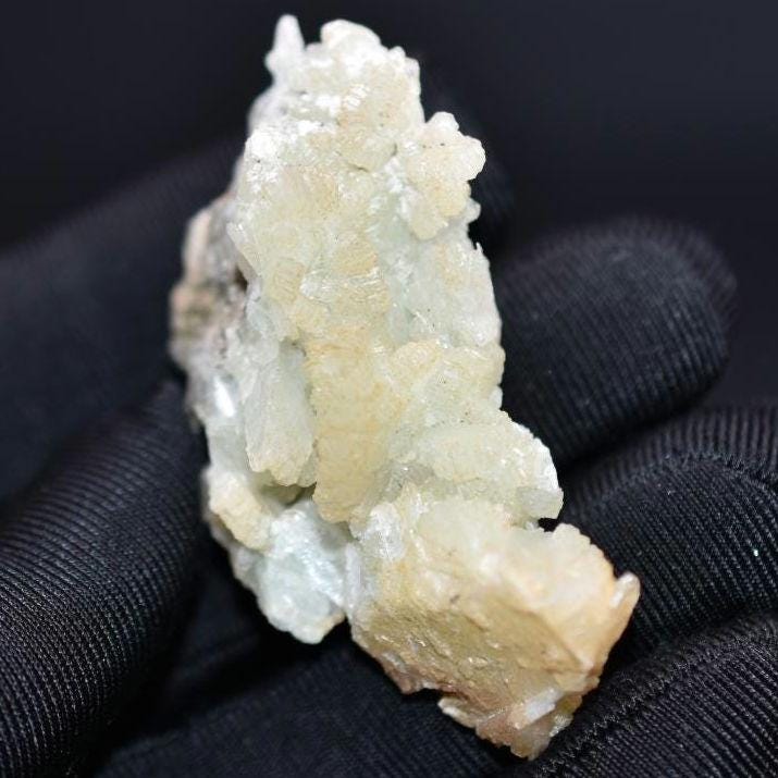 24g Prehnite Crystal - Natural Green Prehnite from Imilchil, Morocco - Green Prehnite Mineral Specimen - Rough Crystallized Prehnite