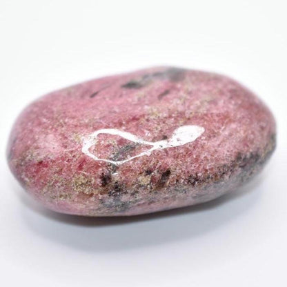 153g Rhodonite Crystal Palm Stone