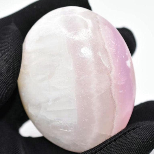 119g Pink Aragonite Palmstone