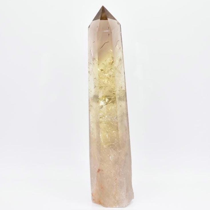 199g High Quality Heated Citrine Tower