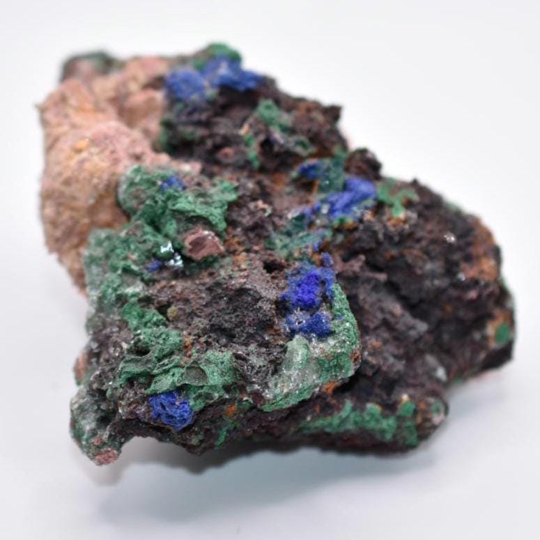 450g Azurite and Malachite with Pink Dolomite