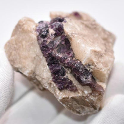 84g Purple Fluorite in Calcite - Harcourt, Ontario