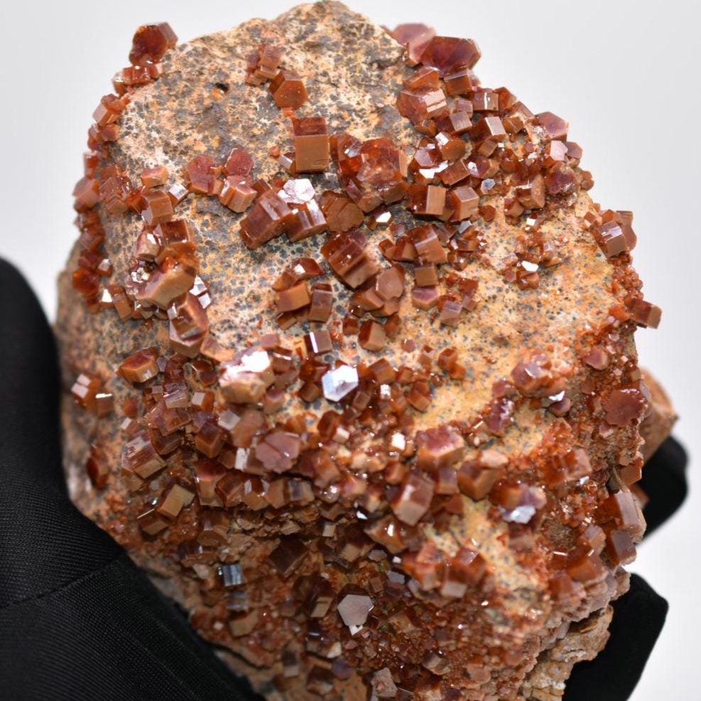 1.59 kg XL Vanadinite Mineral - Mibladen, Morocco - Large High Quality Vanadinite Specimen - Red Vanadinite Crystal Specimen