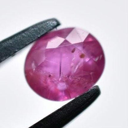 1.12ct Red Ruby Gemstone - Oval Faceted Ruby from Mozambique - Oval Cut Ruby - Heated Ruby Gemstone - Loose Gems - Heat Treated Ruby