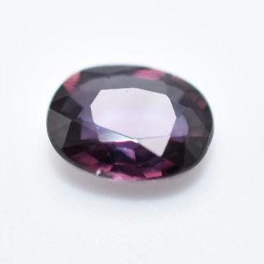 0.85ct Unheated Bicolor Sapphire - VS Oval Faceted Sapphire from Songea, Tanzania - Oval Cut Blue & Purple Sapphire - Unheated Loose Gem