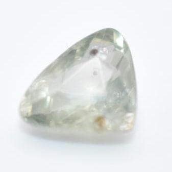 1.31ct Unheated Light Green Sapphire - Trillion Faceted Sapphire from Songea, Tanzania - Trillion Cut Green Sapphire - Natural Sapphire Gem