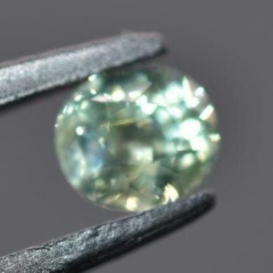 1.45ct Unheated VS Green Sapphire - Oval Faceted Sapphire from Madagascar - Oval Cut Blue Green Sapphire - Unheated & Untreated - Loose Gems