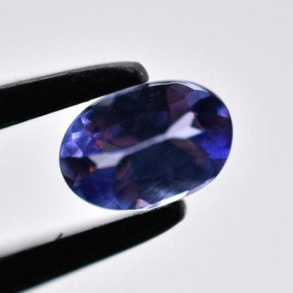 0.60ct Violet Blue Tanzanite - Oval Faceted Tanzanite from Tanzania - Oval Cut Tanzanite - Loose Gems - Heated Purple Tanzanite