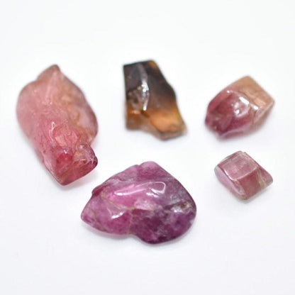 23ct Pink Tourmaline Lot - Polished Watermelon Tourmaline - Brazil - Polished Tourmaline Gemstone - Loose Gems