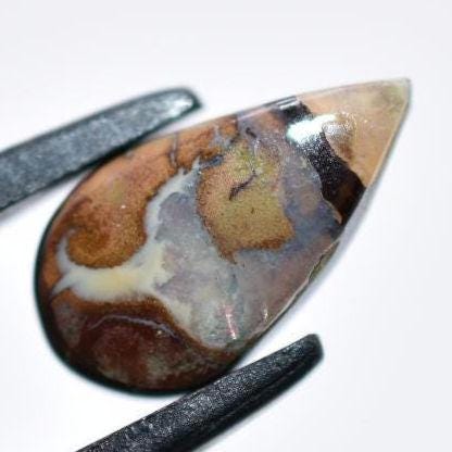 1.87ct Boulder Opal Gem - Boulder Opal Cabochon from Koroit, Australia - Natural Boulder Opal - Australian Opal - Natural Opal Gemstone