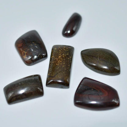 169ct Boulder Opal Lot - Boulder Opal Cabochons from Koroit, Australia - Natural Boulder Opal - Australian Opal - Natural Opal Cabochons