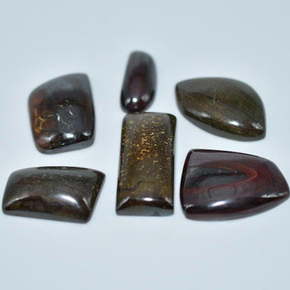 169ct Boulder Opal Lot - Boulder Opal Cabochons from Koroit, Australia - Natural Boulder Opal - Australian Opal - Natural Opal Cabochons