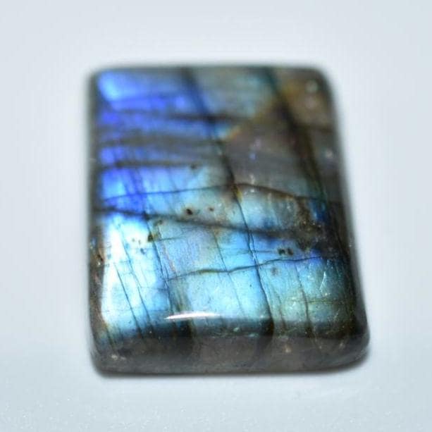 42ct Blue Labradorite Cabochon - Square Labradorite from Madagascar - Natural Labradorite Cabochon - Loose Cabochon for Jewelry