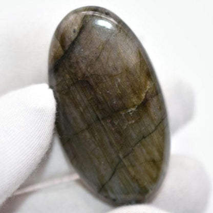 82ct Orange Labradorite Cabochon - Oval Labradorite from Madagascar - Natural Labradorite Cabochon - Loose Cabochon for Jewelry