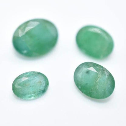 5.60ct Lot of Faceted Emeralds from Zambia