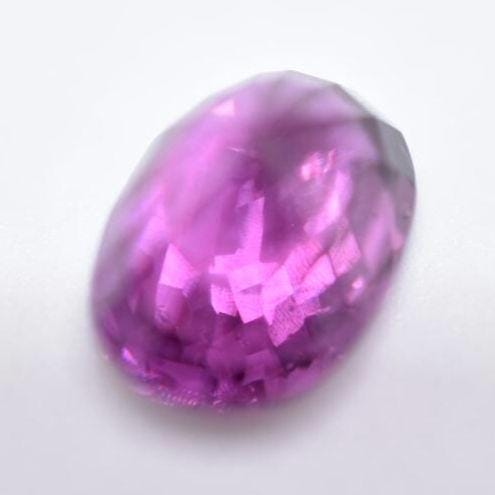 2.04ct Rhodolite Garnet - Unheated Garnet - Oval Faceted - Cut Garnet Gemstone - Loose Gems - Natural Pink Purple Garnet - Faceted Gems