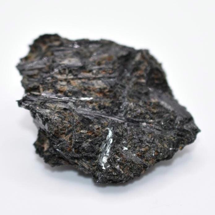 34g Black Tourmaline from Morocco - Raw Black Tourmaline Crystal - Black Tourmaline Mineral Specimen from Imilchil, Morocco