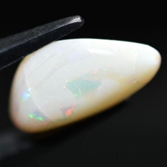 4.20ct Opal from Australia - Flashy Australian Opal - Old Collection - Polished Opal Cabochon - White Opal with Colour Flash - Loose Opal