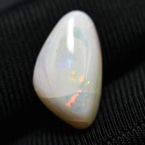 4.20ct Opal from Australia - Flashy Australian Opal - Old Collection - Polished Opal Cabochon - White Opal with Colour Flash - Loose Opal