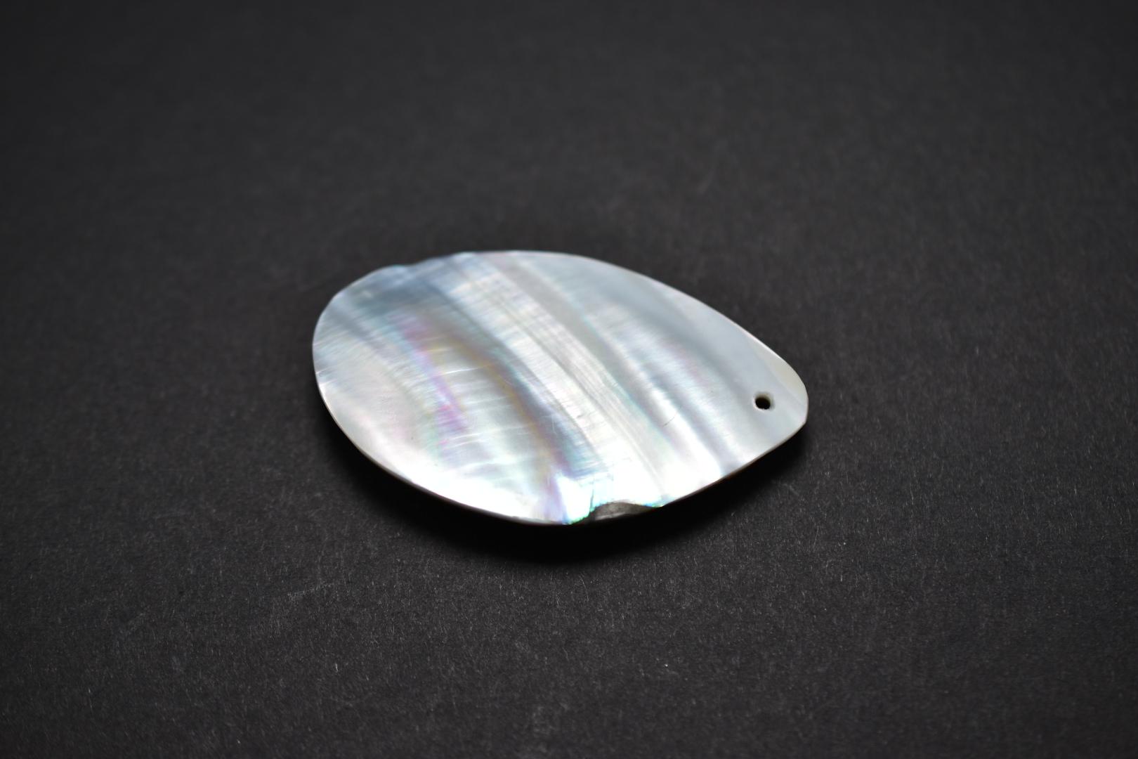 1.76ct Opal from Lightning Ridge, Australia - Flashy Australian Opal - Polished Opal Cabochon - White Opal with Colour Flash - Loose Opal