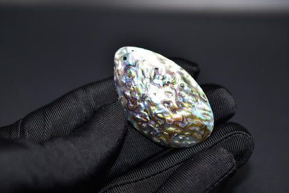 1.76ct Opal from Lightning Ridge, Australia - Flashy Australian Opal - Polished Opal Cabochon - White Opal with Colour Flash - Loose Opal