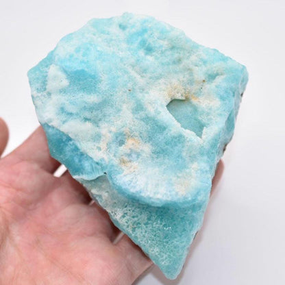 410g Smithsonite Mineral Specimen - Blue Smithsonite Crystal - Natural Crystal Specimens - Zinc Spar - Raw Smithsonite from Afghanistan