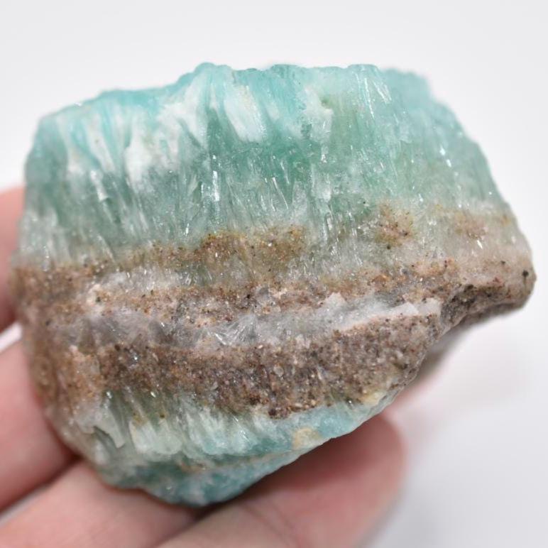 221g Smithsonite Mineral Specimen - Blue Smithsonite Crystal - Natural Crystal Specimens - Zinc Spar - Raw Smithsonite from Afghanistan