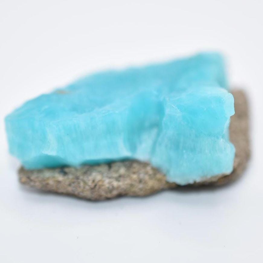 45g Smithsonite Mineral Specimen - Blue Smithsonite Crystal - Natural Crystal Specimens - Zinc Spar - Raw Smithsonite from Afghanistan