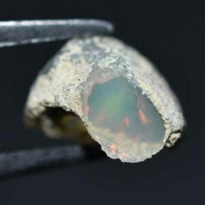 1.70ct Rough Opal Gemstone - Ethiopian Opal - Raw Uncut Opal - Natural Opal Gemstone - Loose Gems - Rough Gemstones - Flashy Opal Gem