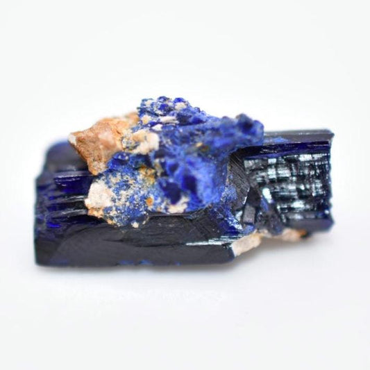 2.09g Crystallized Azurite - Kerrouchen, Morocco - Blue Azurite Specimen - High Quality Blue Azurite - Azurite Mineral Specimen