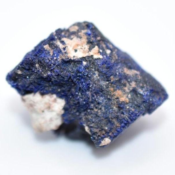 11.84g Crystallized Azurite - Kerrouchen, Morocco - Blue Azurite Specimen - High Quality Blue Azurite - Azurite Mineral Specimen